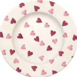 Emma Bridgewater Pink Hearts 8 1/2 inch Plate- Valentine's Day