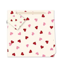 Emma Bridgewater Pink Hearts Medium Gift Bag- Stationery