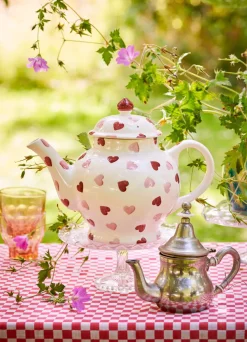 Emma Bridgewater Pink Hearts 4 Mug Teapot- Valentine's Day|Tea
