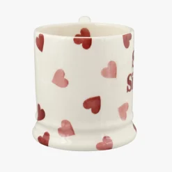 Emma Bridgewater Pink Hearts Soul Sisters 1/2 Pint Mug- Bright Colors