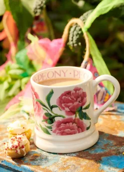 Emma Bridgewater Pink Peony 1/2 Pint Mug- Flowers & Garden