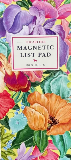 The Art File Plantasia Lined Magnetic Pad- Stationery