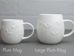 Repeat Repeat Plum Bud Large Mug- Flowers & Garden