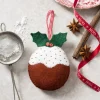 Corinne Lapierre Plum Pudding Wool Mix Felt Craft Kit- Christmas|Advent