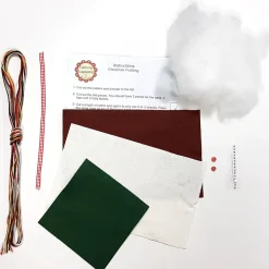 Corinne Lapierre Plum Pudding Wool Mix Felt Craft Kit- Christmas|Advent
