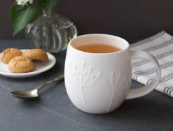 Repeat Repeat Plum Sprig Mug- Flowers & Garden