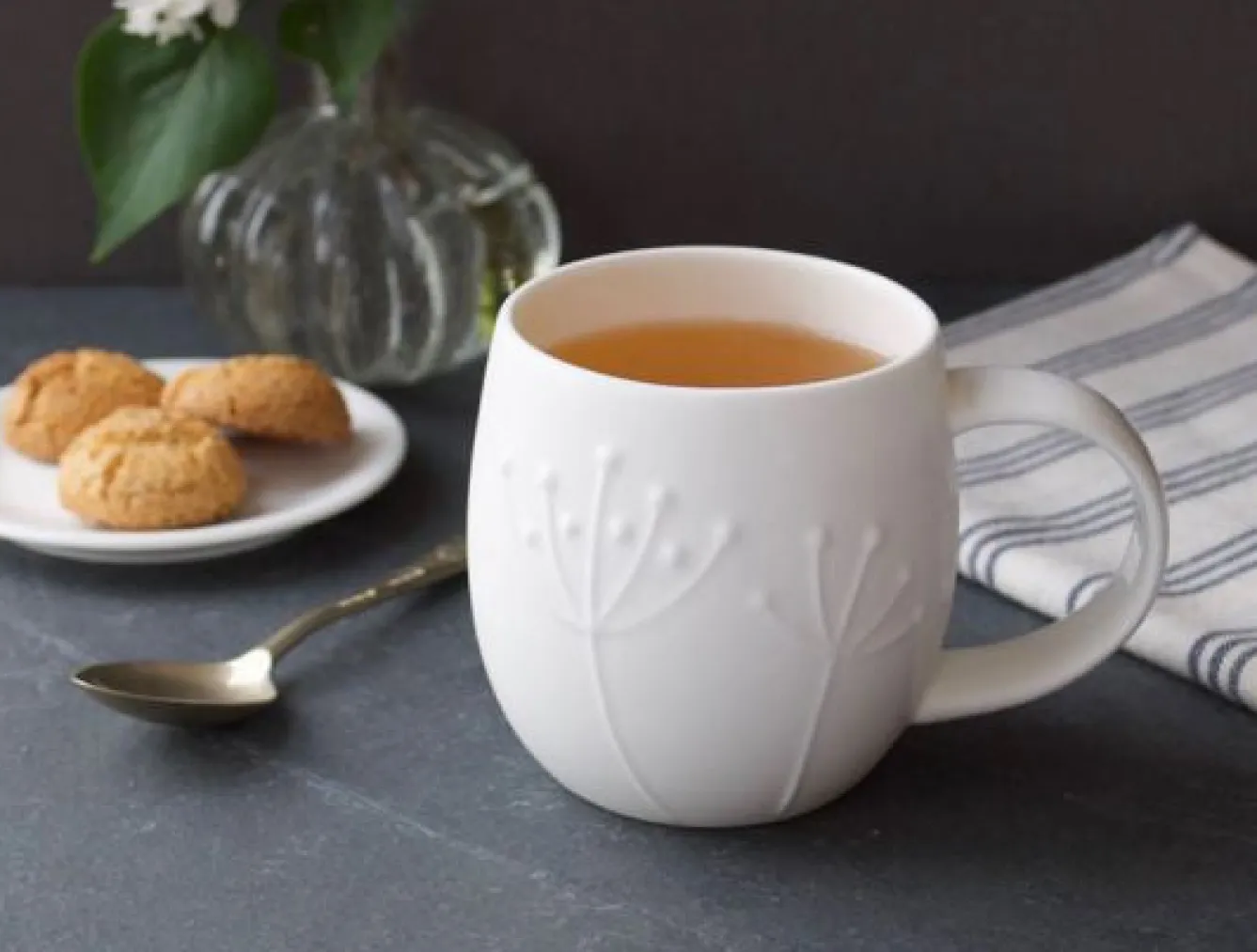 Repeat Repeat Plum Sprig Mug- Flowers & Garden