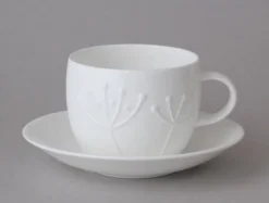 Repeat Repeat Plum Sprig Teacup & Saucer- Tea|Teacups