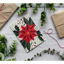 Becky Amelia Poinsettia Christmas Card- Christmas Cards|Christmas
