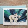 Ellie Hooi Illustration Polar Bear and Cub Christmas Card- Christmas Cards|Greeting Cards