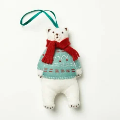 Corinne Lapierre Polar Bear Felt Craft Mini Kit- Crafts|Children