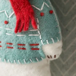 Corinne Lapierre Polar Bear Felt Craft Mini Kit- Crafts|Children