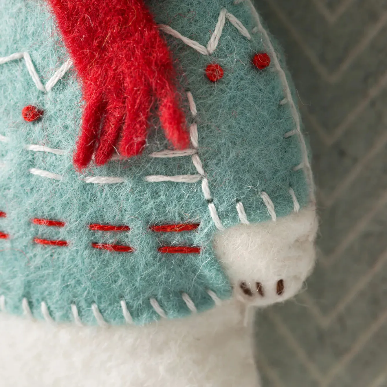 Corinne Lapierre Polar Bear Felt Craft Mini Kit- Crafts|Children