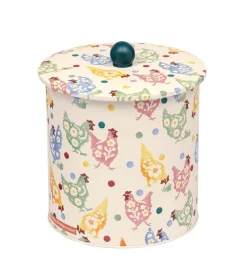 Emma Bridgewater Polka Chickens Biscuit Barrel- Storage Caddies|Storage