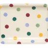 Emma Bridgewater Polka Dot Small Tin Tray- Trays|Trays