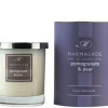 Marmalade of London Pomegranate & Pear Glass Candle- Home Fragrance