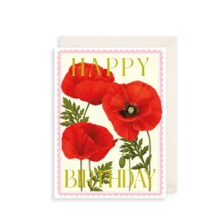 The Art File Poppies Greeting Card- Greeting Cards