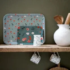 Sophie Allport Poppy Meadow Large Tray- Tea|Trays