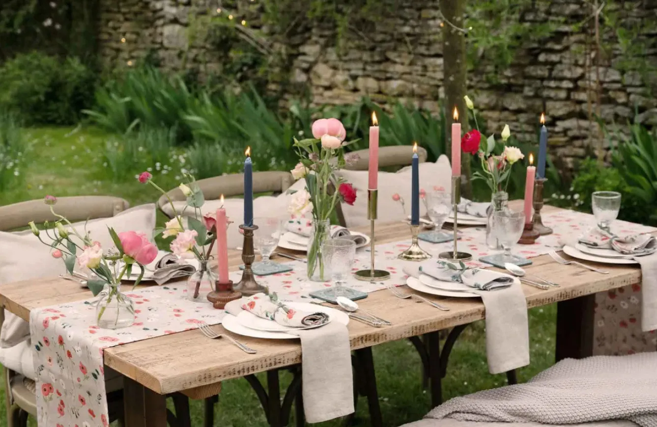 Sophie Allport Poppy Meadow Table Runner- Table Runners