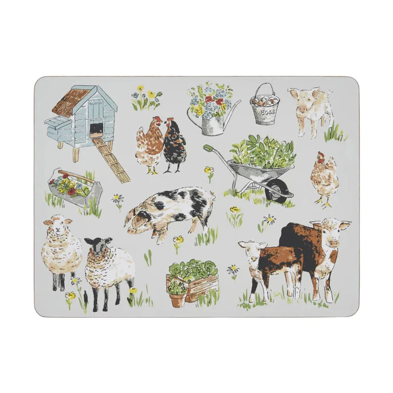 Ulster Weavers Portman Farm Set of 4 Placemats- Melamine