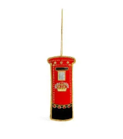 Tinker Tailor Post Box Decoration by London- Christmas Decorations|Seasonal Decor