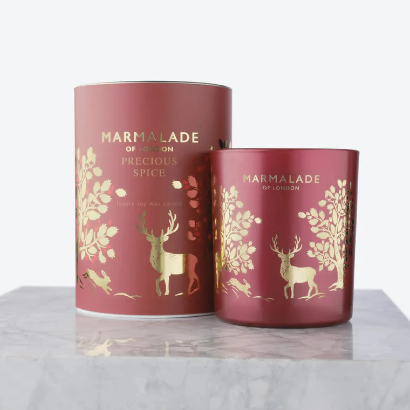 Marmalade of London Precious Spice Large Glass Candle 2024- Home Fragrance