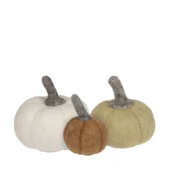 Sophie Allport Pumpkin Felt Table Decorations - Set of 3- Halloween|Tea