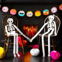 Talking Tables Pumpkin Honeycomb Decorations - 3 pack- Halloween|Seasonal Decor