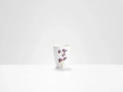 Helen Beard Purple Sweet Pea Beaker- Flowers & Garden