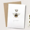 Stephanie Davies Queen Bee Greeting Card- Greeting Cards