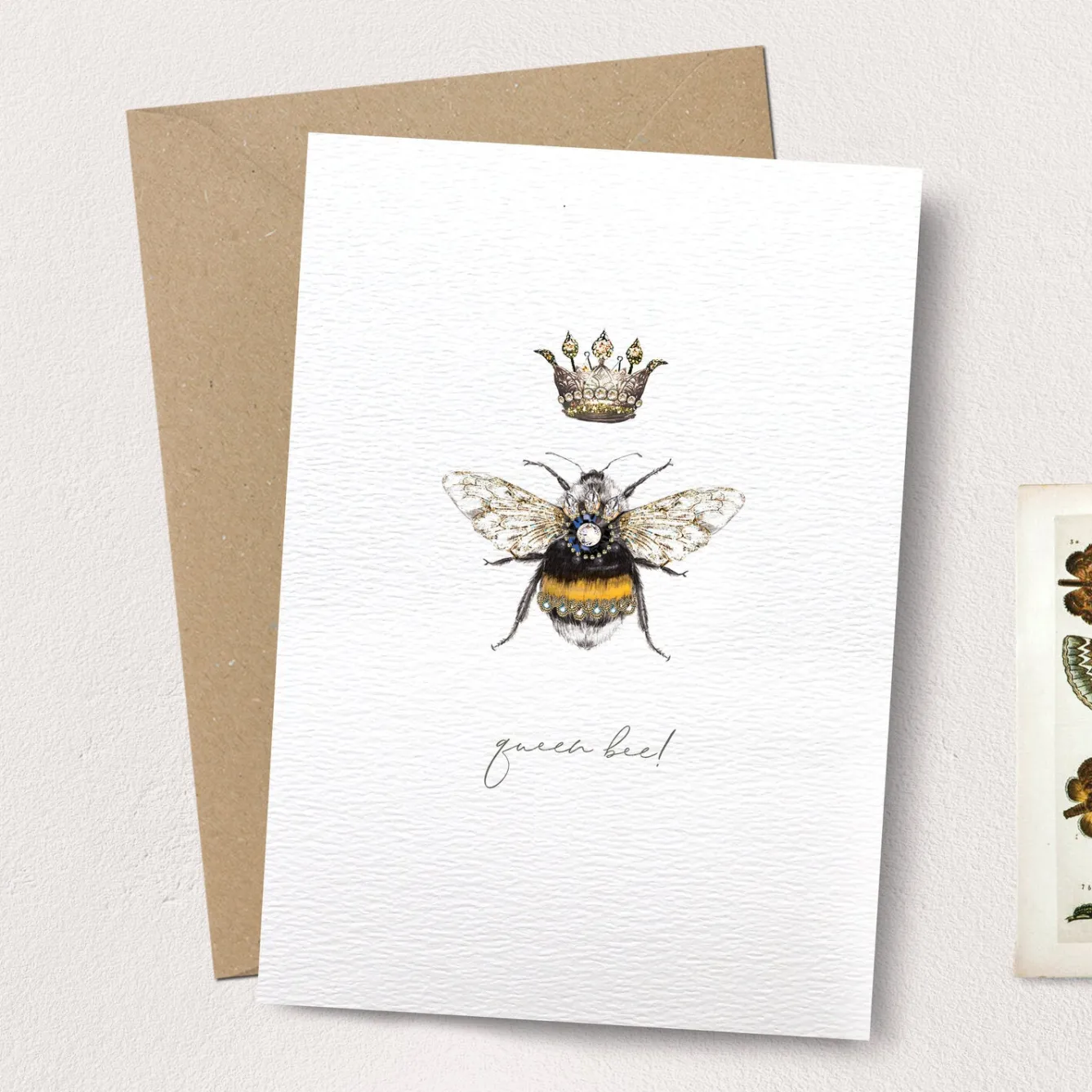 Stephanie Davies Queen Bee Greeting Card- Greeting Cards