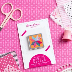 Hawthorn Handmade Quilt Block Magnetic Needle Holder- Crafts