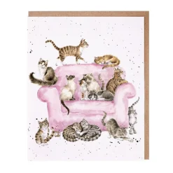 Wrendale Designs "Cattitude" Cat Greetings Card- Greeting Cards