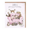 Wrendale Designs "Have A Purrrfect Birthday" Birthday Greetings Card- Greeting Cards