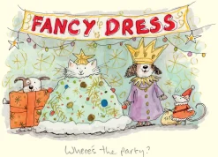 Two Bad Mice "Where's the Party' Christmas Card- Greeting Cards