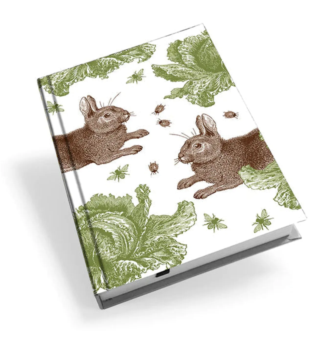Thornback & Peel Rabbit & Cabbage A5 Hardback Notebook- Stationery