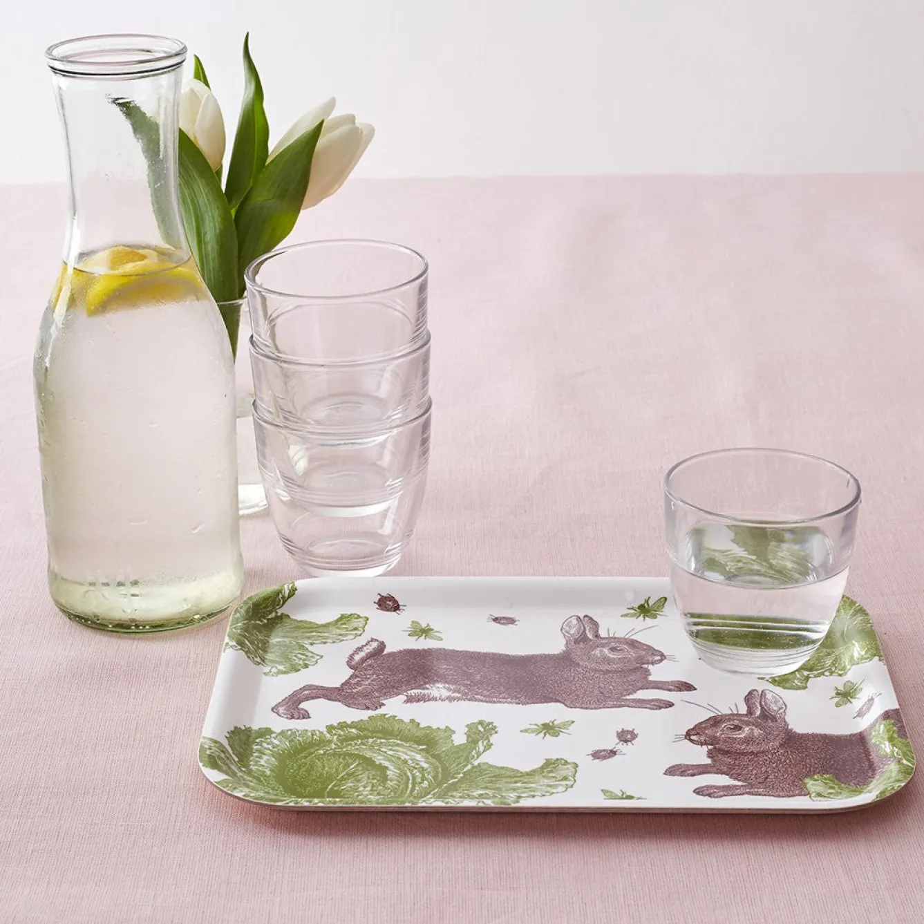 Thornback & Peel Rabbit & Cabbage Small Tray- Trays