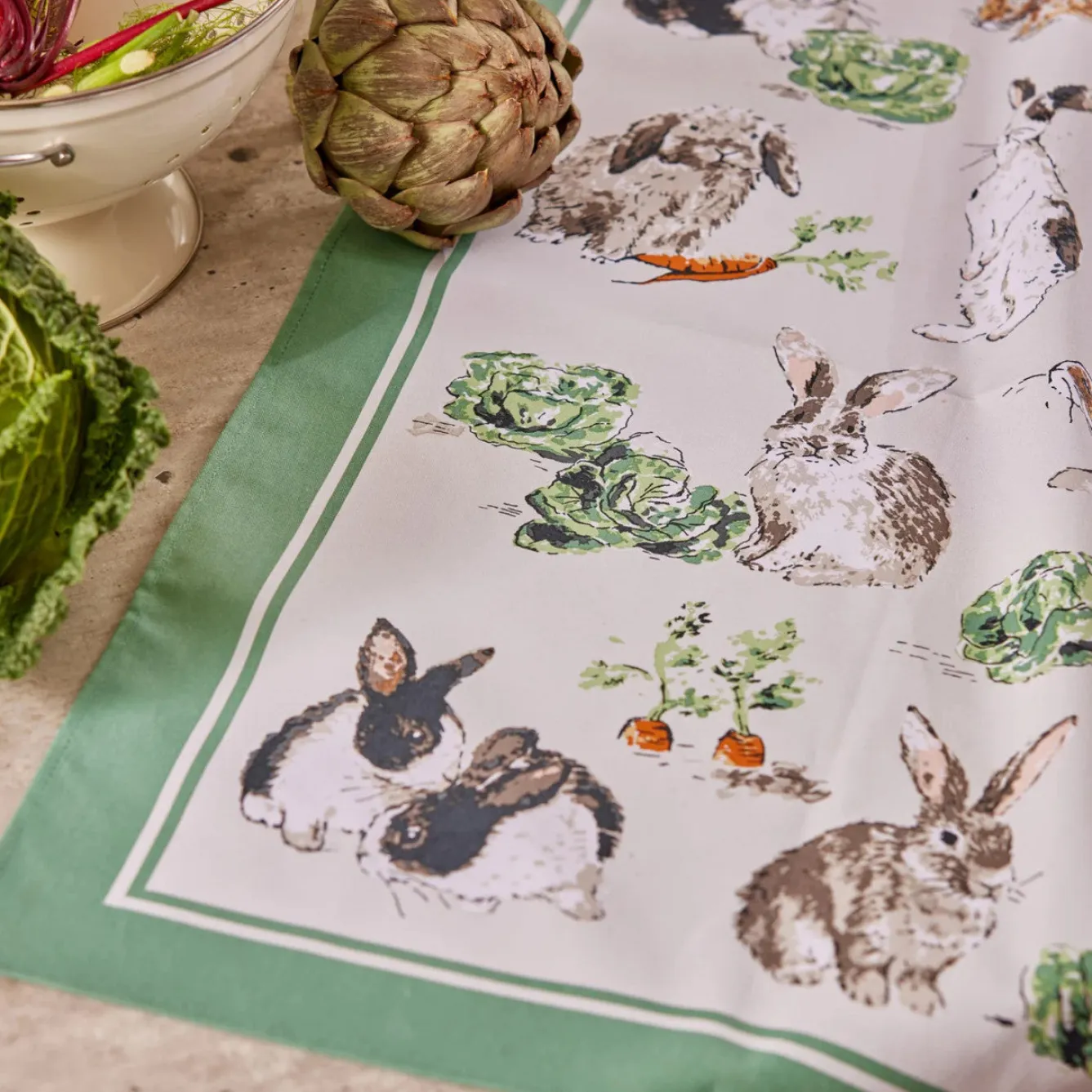 Ulster Weavers Rabbit Patch Tea Towel- Easter|Tea