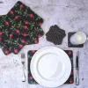 Corinne Alexander Radish Coaster Set by- Coasters