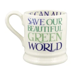 Emma Bridgewater Rainbow Toast In Our Hands 1/2 Pint Mug- Whimsical|Bright Colors