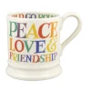 Emma Bridgewater Rainbow Toast Without You 1/2 Pint Mug- Valentine's Day|Whimsical