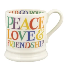 Emma Bridgewater Rainbow Toast Without You 1/2 Pint Mug- Valentine's Day|Whimsical