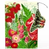 Madame Treacle Raspberry Garden Butterfly Hanging Fandangle Card- Greeting Cards