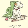 Two Bad Mice Ready to Go Greetings Card- Greeting Cards