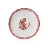 Burleigh Red Calico Cats Cereal Bowl- Bowls & Dishes