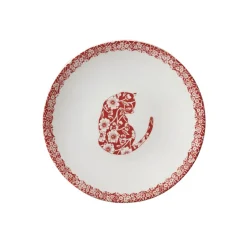 Burleigh Red Calico Cats Cereal Bowl- Bowls & Dishes