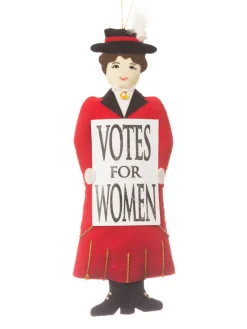 St. Nicolas Red Suffragette Decoration- Royal|Christmas Decorations