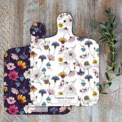 Toasted Crumpet Regency Gardens Double Sided Mini Chopping Board- Chopping Boards