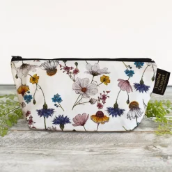 Toasted Crumpet Regency Gardens (Pure) Small Makeup Bag- Bags