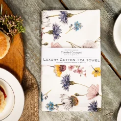 Toasted Crumpet Regency Gardens (Pure) Tea Towel- Tea|Tea Towels